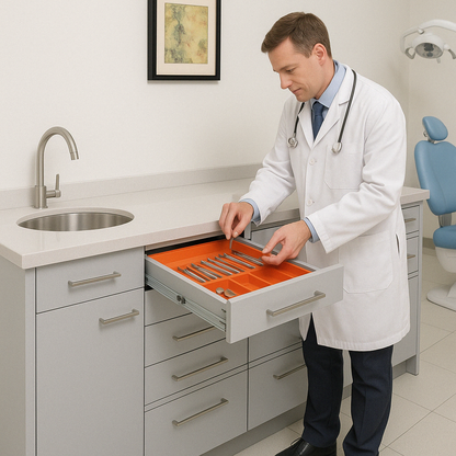 Multi-Purpose Modular Storage Cabinet with Sink & Drawers