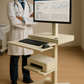 Mobile Video Conferencing Workstation -All-in-One Trolley System