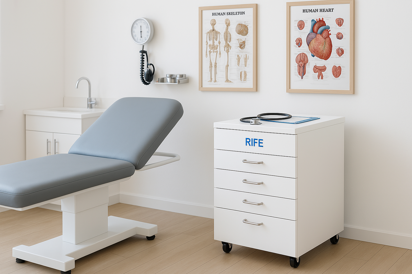 Dental Cabinet Trolley For Instrument Storage Surgery with 5 Drawers