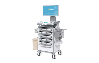 I - WORK Nurse Workstation Trolley (RMECF383C) - Rife Medical Furniture