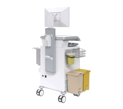 I - WORK Nurse Workstation Trolley (RMECF383B) - Rife Medical Furniture