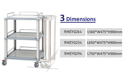 R6 Series Instrument Trolley - Rife Medical Furniture