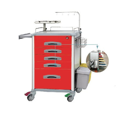 R6 Series Emergency Trolley - Rife Medical Furniture