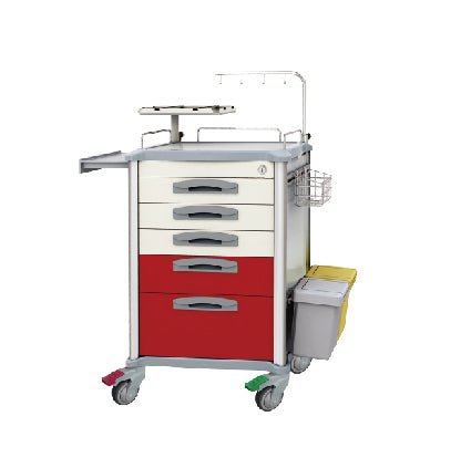R6 Series Emergency Trolley - Rife Medical Furniture