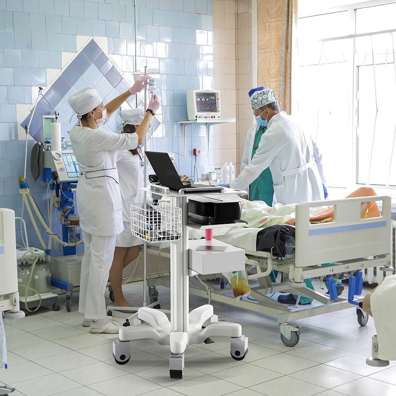 Hospital Grade Laptop Cart (HSC - DNEWLP) - Rife Medical Furniture