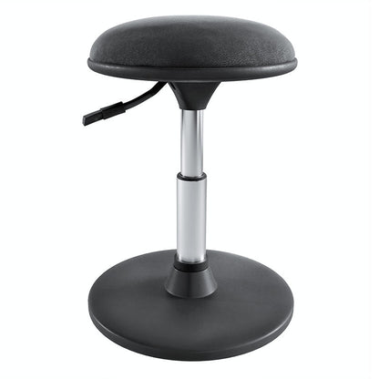 Ergonomic Height Adjustable Round Stool with Comfortable Seat, Work Stool Home Office Stool, Black (R804) - Rife Medical Furniture