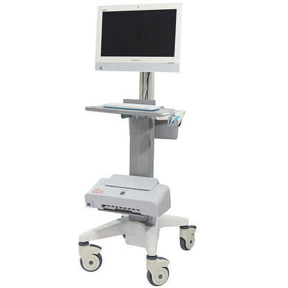 Simple hospital Computer Cart / All in One (HSC03 - a) - Rife Medical Furniture