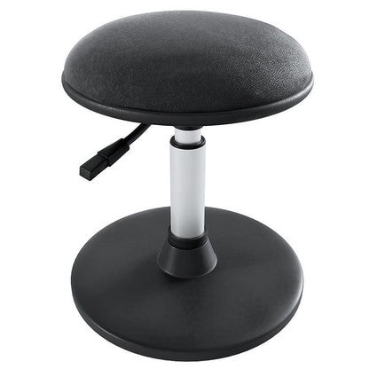 Ergonomic Height Adjustable Round Stool with Comfortable Seat, Work Stool Home Office Stool, Black (R804) - Rife Medical Furniture
