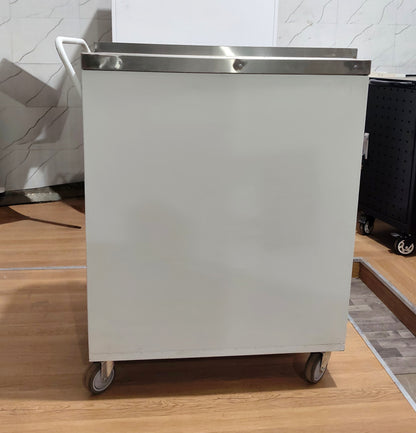 Stainless Steel 4 or 5 Drawers Medicine Trolley – Durable & Efficient - Rife Medical Furniture