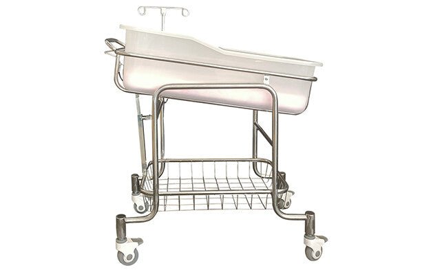 Transparent Newborn Bassinet with Three-Position Tilt