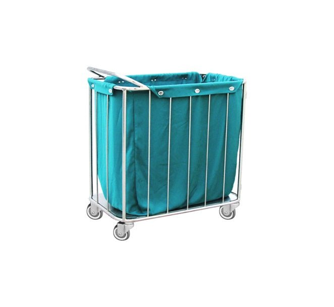 Dual-Bag Laundry & Linen Trolley