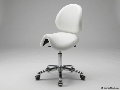 Rife R400 – Ergonomic Saddle Chair with Lumbar Support