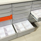 Dental side cabinet white