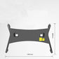Dual Screen TV Mobile Cart, Support 40"-70" LED LCD Plasma TV's Mount, Height Adjustable (Black)