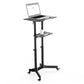 Mobile Laptop Desk Cart Height and Angle Adjustable Tilt Spliting  Laptop Stand Table