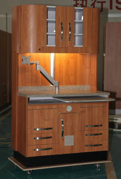 WDC-18B Dental Clinics Furniture Design Rear 12 O’clock Support Console Rf-WDC-18B