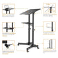 Mobile Laptop Desk Cart Height and Angle Adjustable Tilt Spliting  Laptop Stand Table