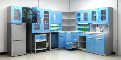 Electronic medicine cabinet (Master cabinet) - Rife Medical Furniture