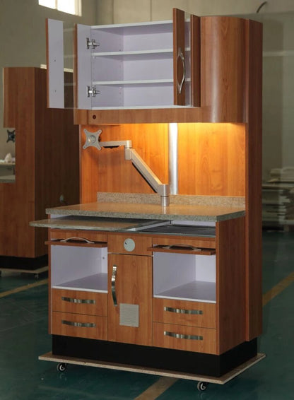 WDC-18B Dental Clinics Furniture Design Rear 12 O’clock Support Console Rf-WDC-18B