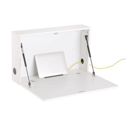 WALL-MOUNTED DROP DOWN STORAGE CABINET & DESK Rf-HMF-03