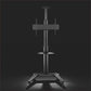 ULTRA-MODERN ALUMINUM TV CART (LANDSCAPE/PORTRAIT ORIENTATION) Rf-TTV12-46TW