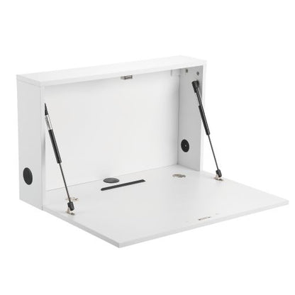 WALL-MOUNTED DROP DOWN STORAGE CABINET & DESK Rf-HMF-03