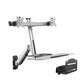 DUAL SCREEN CLASSIC GAS SPRING COMPUTER WALL MOUNT WITH CPU HOLDER Rf-DWS02-W02