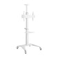 ULTRA-MODERN ALUMINUM TV CART (LANDSCAPE/PORTRAIT ORIENTATION) Rf-TTV12-46TW