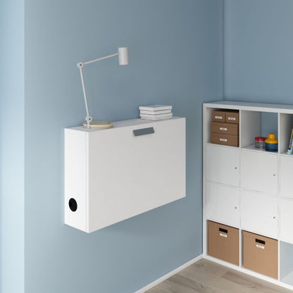 WALL-MOUNTED DROP DOWN STORAGE CABINET & DESK Rf-HMF-03