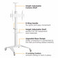 ULTRA-MODERN ALUMINUM TV CART (LANDSCAPE/PORTRAIT ORIENTATION) Rf-TTV12-46TW