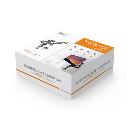 TRIPLE MONITORS POLE MOUNTED PREMIUM ALUMINUM SPRING-ASSISTED MONITOR ARM WITH 3.0 USB CABLES INCLUDED Rf-LDT53-C036UP