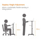 Mobile Laptop Desk Cart Height and Angle Adjustable Tilt Spliting  Laptop Stand Table
