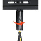 TV Floor Stand on Wheels I Universal Mobile TV Stand with AV Cabinet !Rolling TV Cart for Screens 32 to 65 inches (TMC-E)