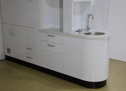 Dental Center Island Partition Cabinet with Hidden Waste – RF-ES-03