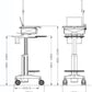 ECG Laptop Cart (MC-ECG)