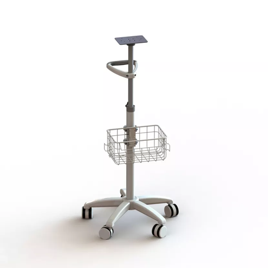 Economical Height Adjustable Patient Monitor trolley cart