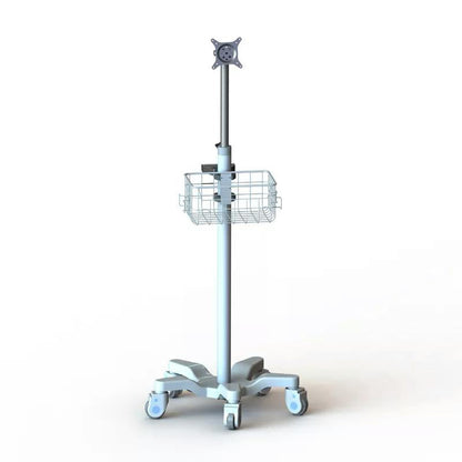 Height Adjustable Patient Monitor Stand Rolling medical  Trolleys  cart