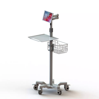 Movable Hospital Tablet Cart Trolley for 9.7 inch /10.2 inch / 12.9inch Premium iPad & Medical Tablet Trolleys