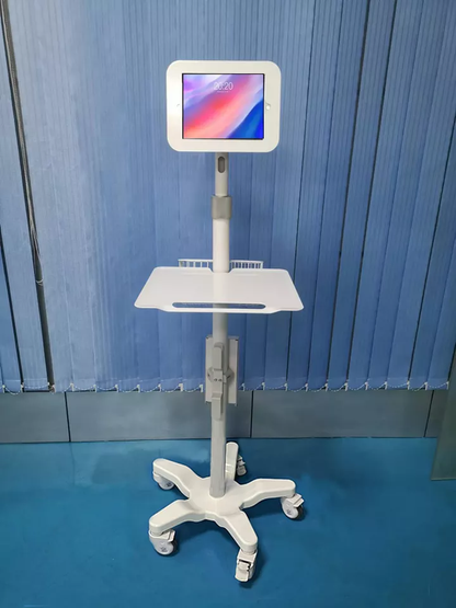 Movable Hospital Tablet Cart Trolley for 9.7 inch /10.2 inch / 12.9inch Premium iPad & Medical Tablet Trolleys