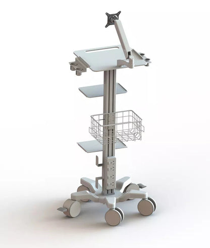 Computer Trolley Desks & Mobile Workstations for Hospitals & Industry Medical  Workstation cart