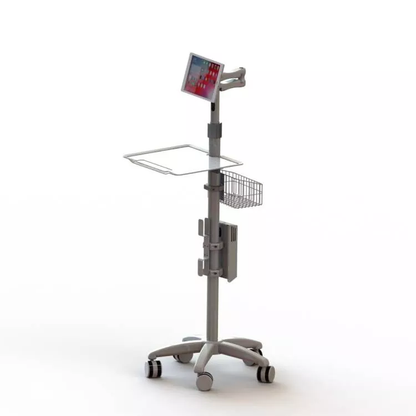 Movable Hospital Tablet Cart Trolley for 9.7 inch /10.2 inch / 12.9inch Premium iPad & Medical Tablet Trolleys