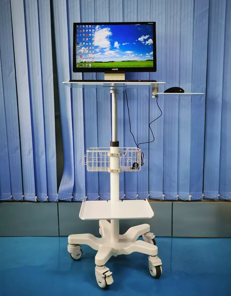 Hospital Mobile Computer Affordable Patient Monitor Stands & Trolleys ...