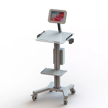 Movable Hospital Tablet Cart Trolley for 9.7 inch /10.2 inch / 12.9inch Premium iPad & Medical Tablet Trolleys