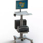 All in one workstation Height Adjustable Mobile Medical computer trolley Tablet VESA Hospital trolley for dental clinic