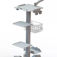 Computer Trolley Desks & Mobile Workstations for Hospitals & Industry Medical  Workstation cart
