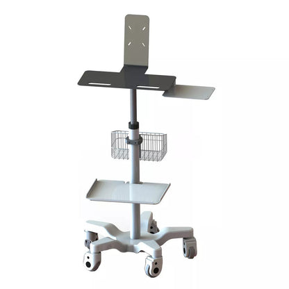 Hospital Mobile Computer Affordable Patient Monitor Stands & Trolleys on Wheels