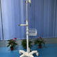 IPad 10.2 inches Medical Rolling stand 3 inch silent medical casters 1/ Ipad trolley with lock for Clinics