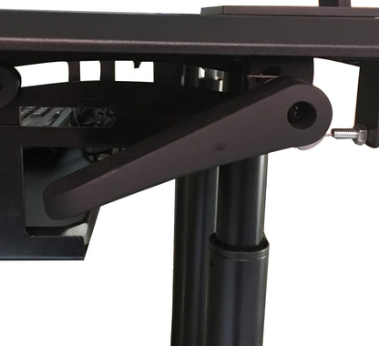 MCT05 Mobile Sit-Stand Computer Workstation with Keyboard Tray