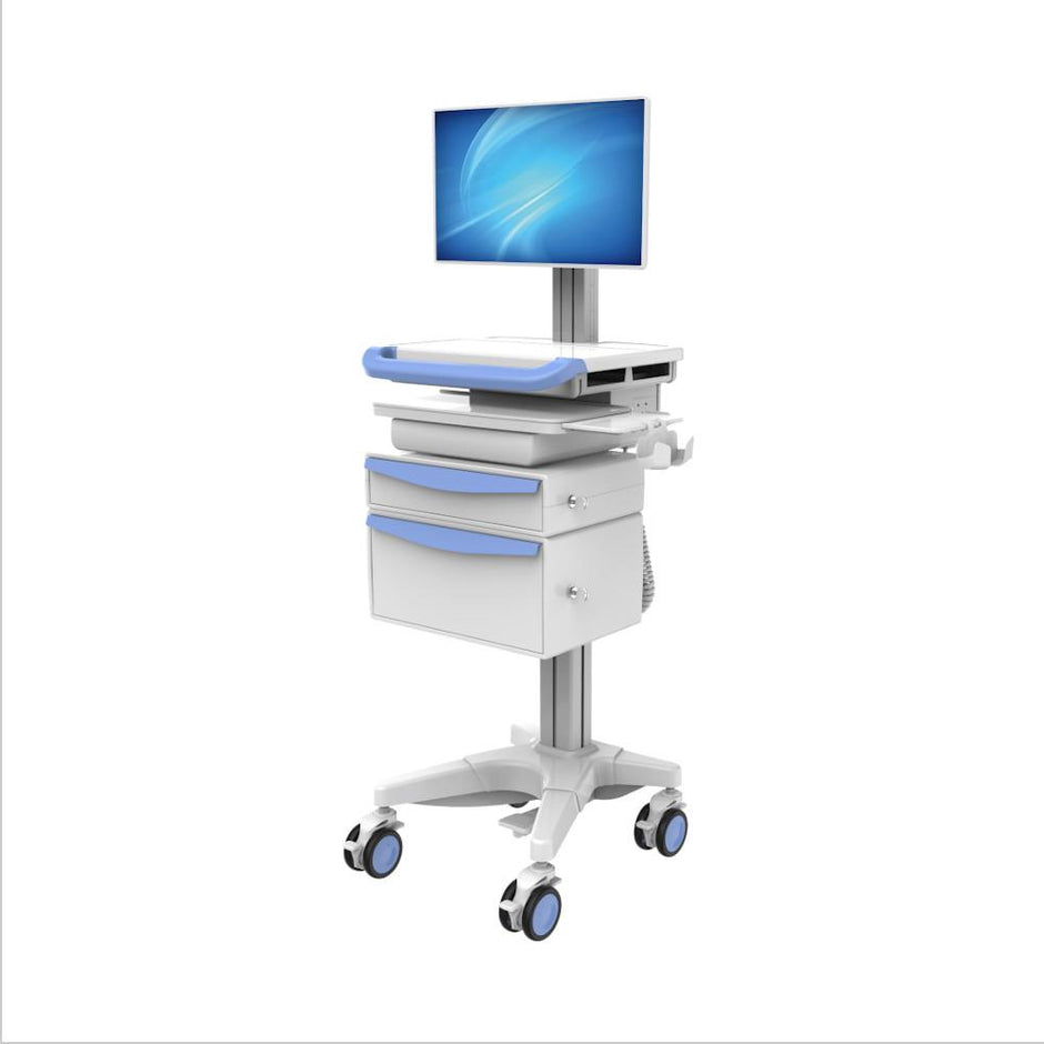 Medical computer cart with battery – Rife Medical Furniture