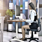 Pneumatic Adjustable Height Laptop Desk, Sit and Stand Mobile Laptop Computer Desk Cart, Ergonomic Design, Excellent Lectern for Classrooms, Offices, and Home, Silver (LPTR)